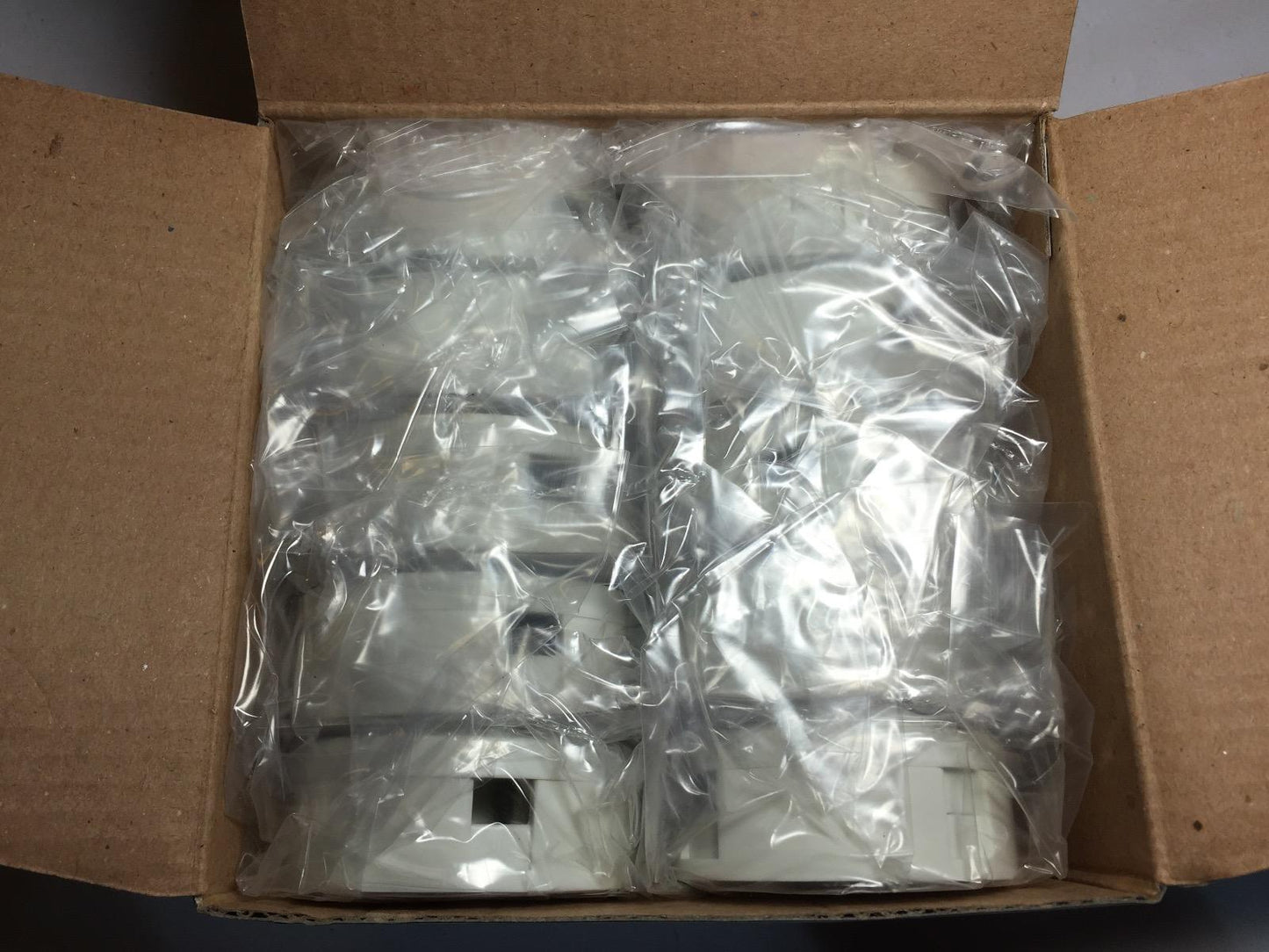 5 x 5 AMP 4 TERMINAL JUNCTION BOX WHITE WIRING CABLE CONNECTOR 60MM