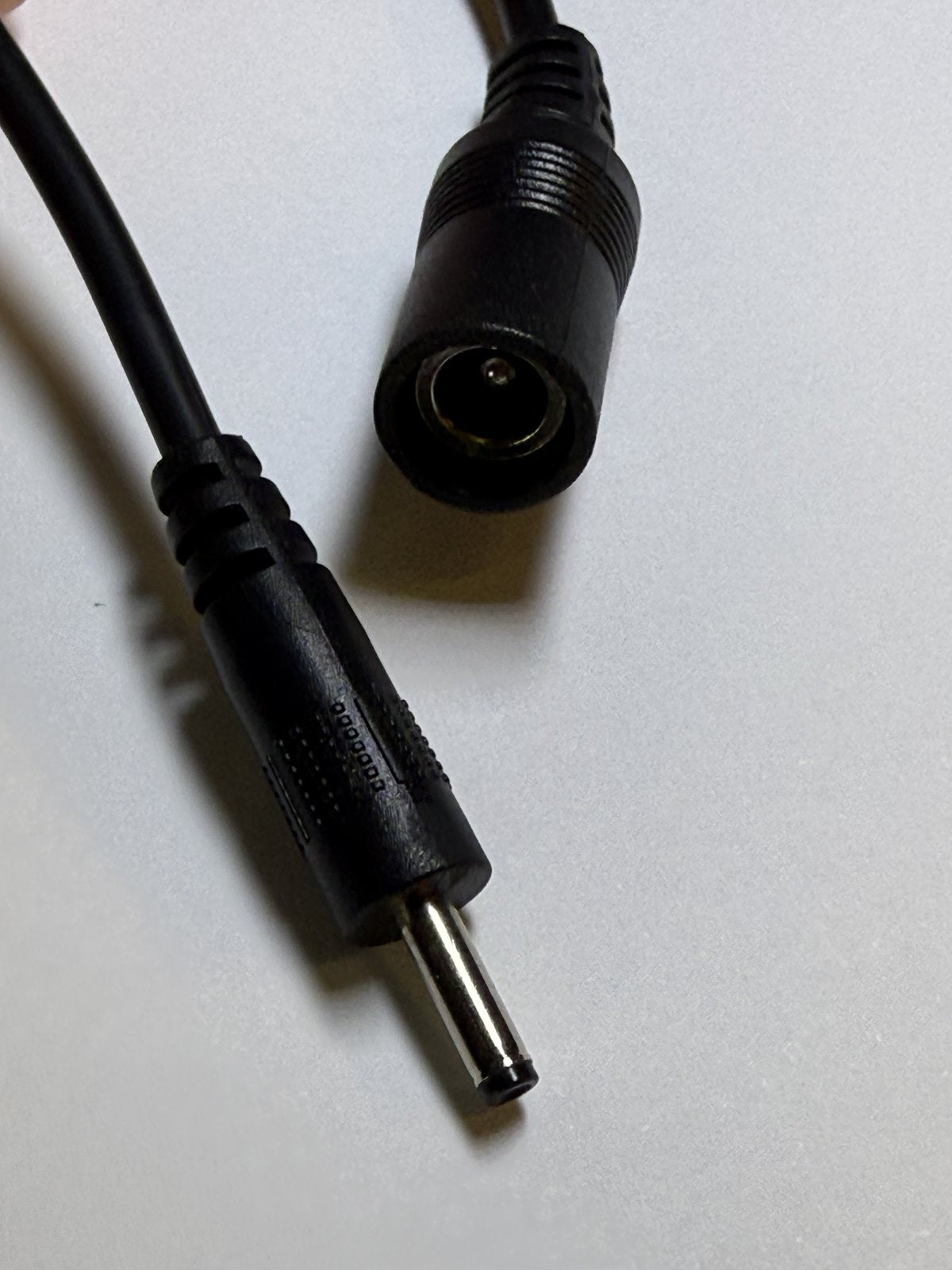 DC Push On Extension Socket 5.5mm x 2.1mm to Male 3.0mm x 1.1mm 3x1.1 5521 3011