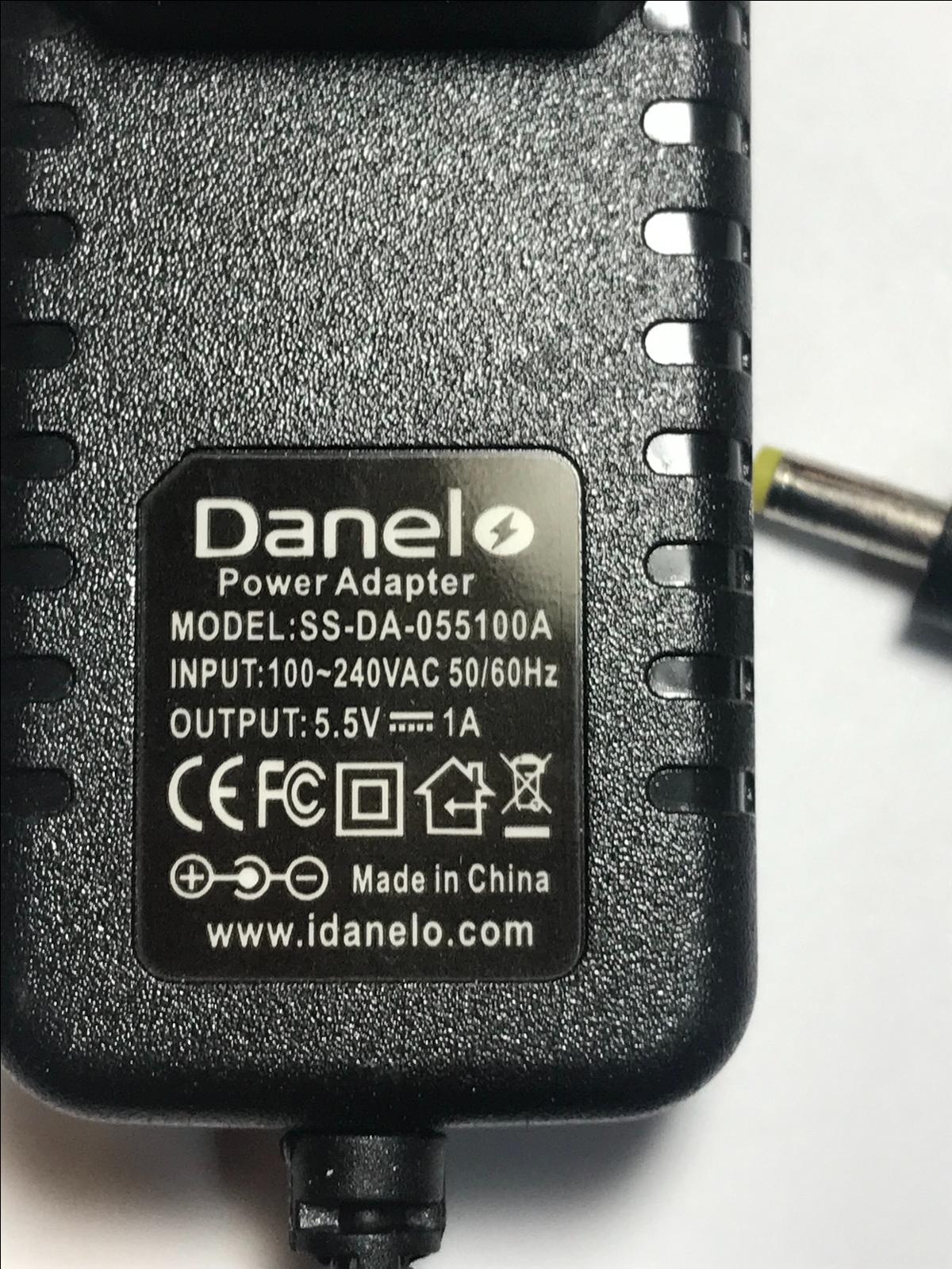 USA 5.5V 1A 1.0A AC-DC Switching Adaptor Power Supply 4mm x 1.7mm 4x1.7