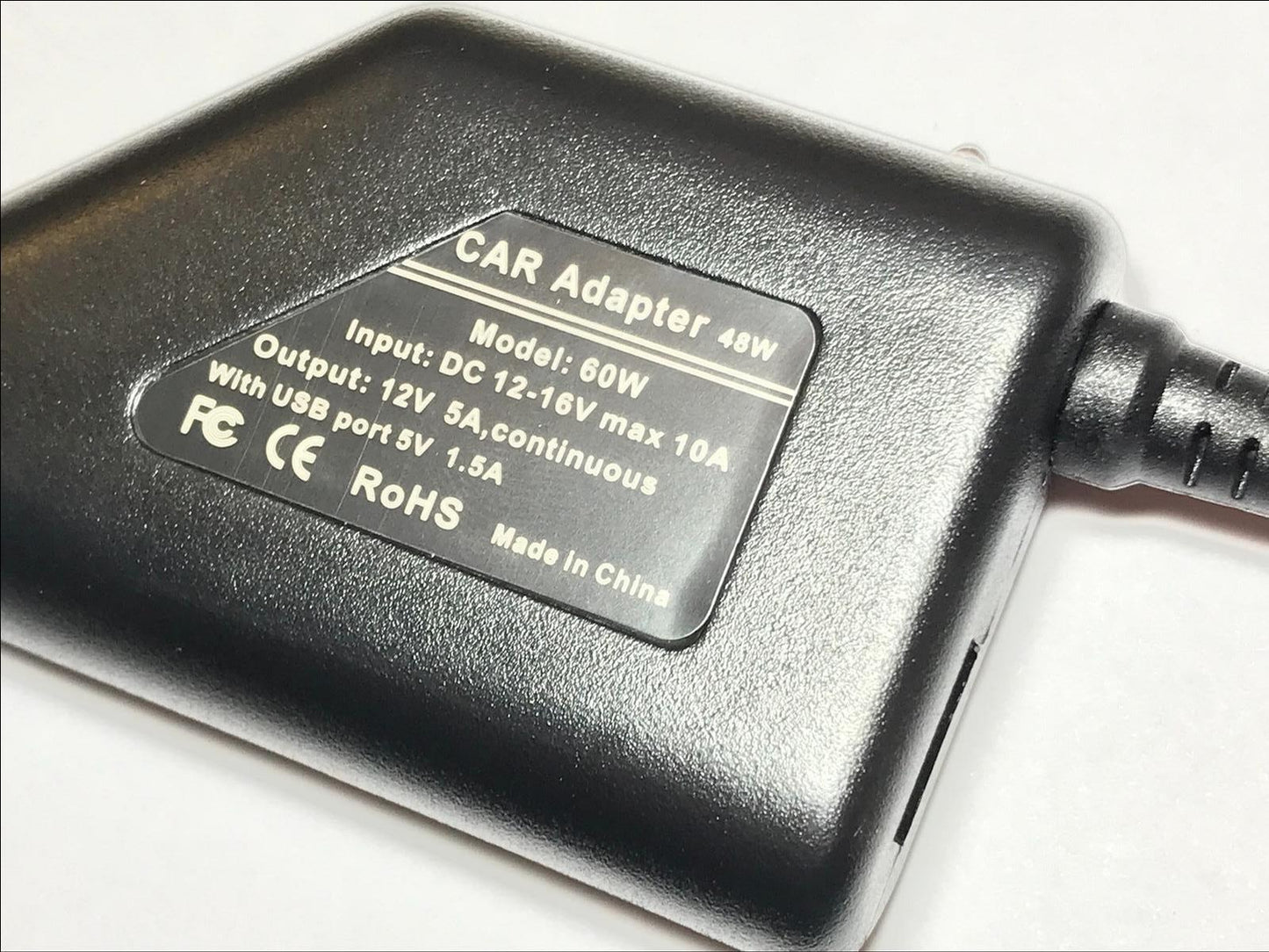 Replacement for 12V 3.0A Car Charger Power Supply for KTEC KSA-36W-120300HE