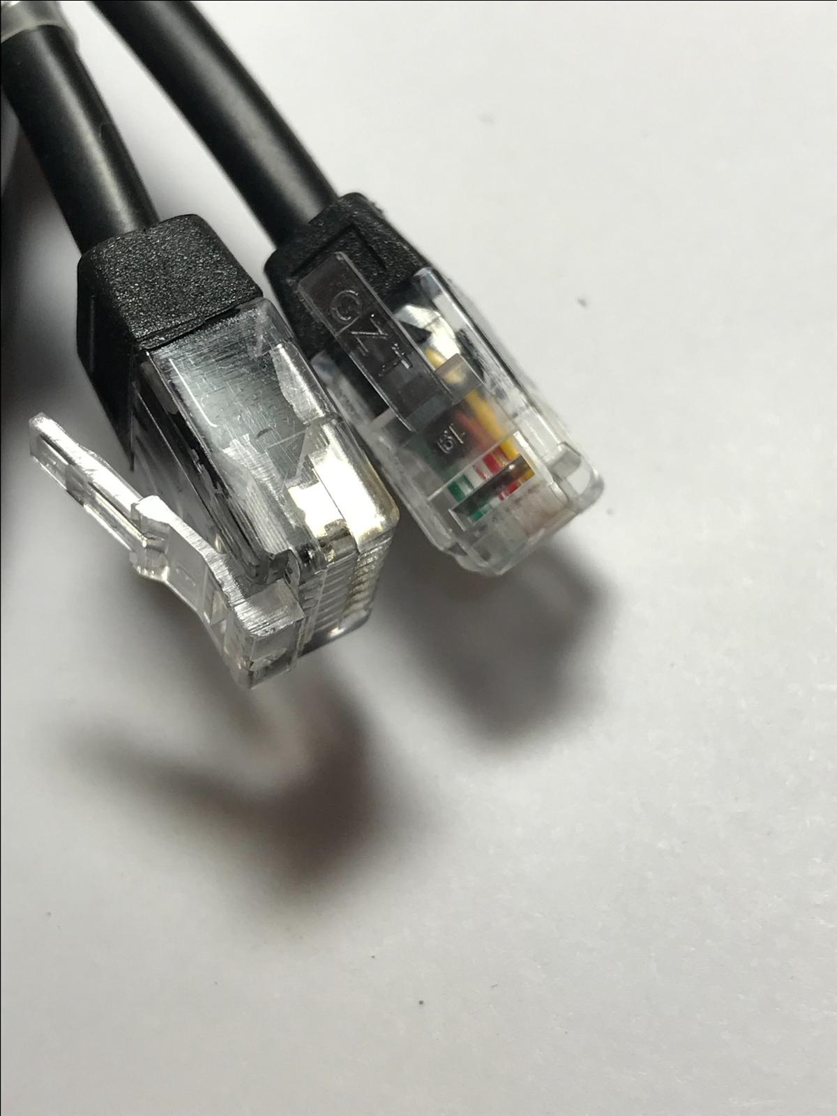 INGENICO POINT OF SALE EQUIPMENT CABLE 296109162 RJ11 Connect Lead