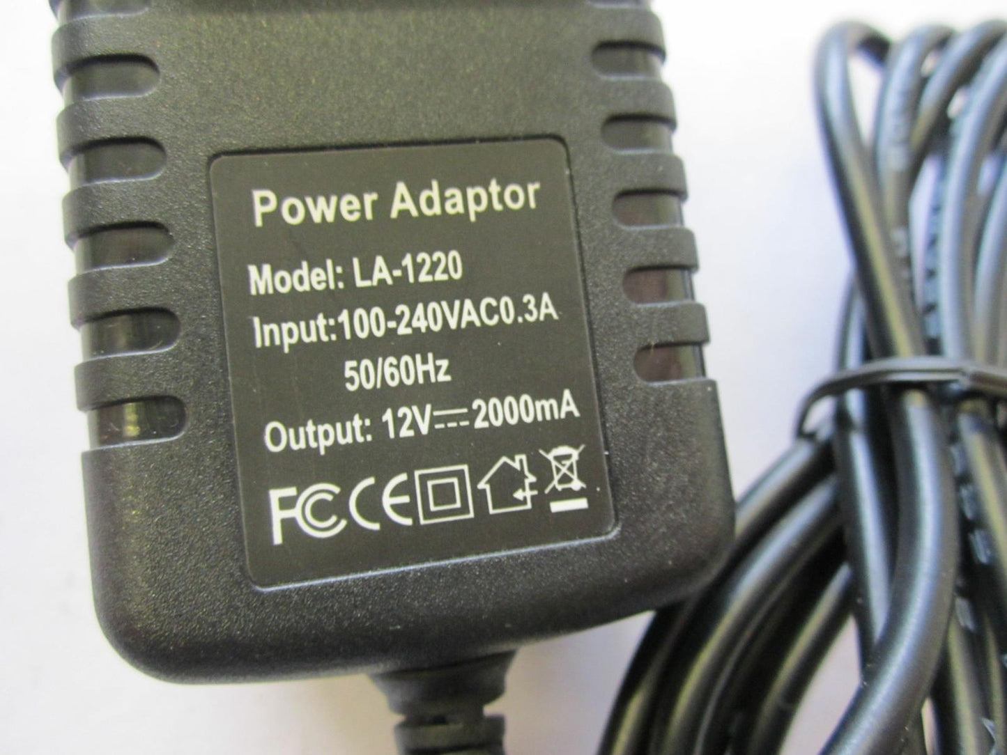 USA US 12V 300mA AC-DC Switching Adapter for Ka12d120030033u