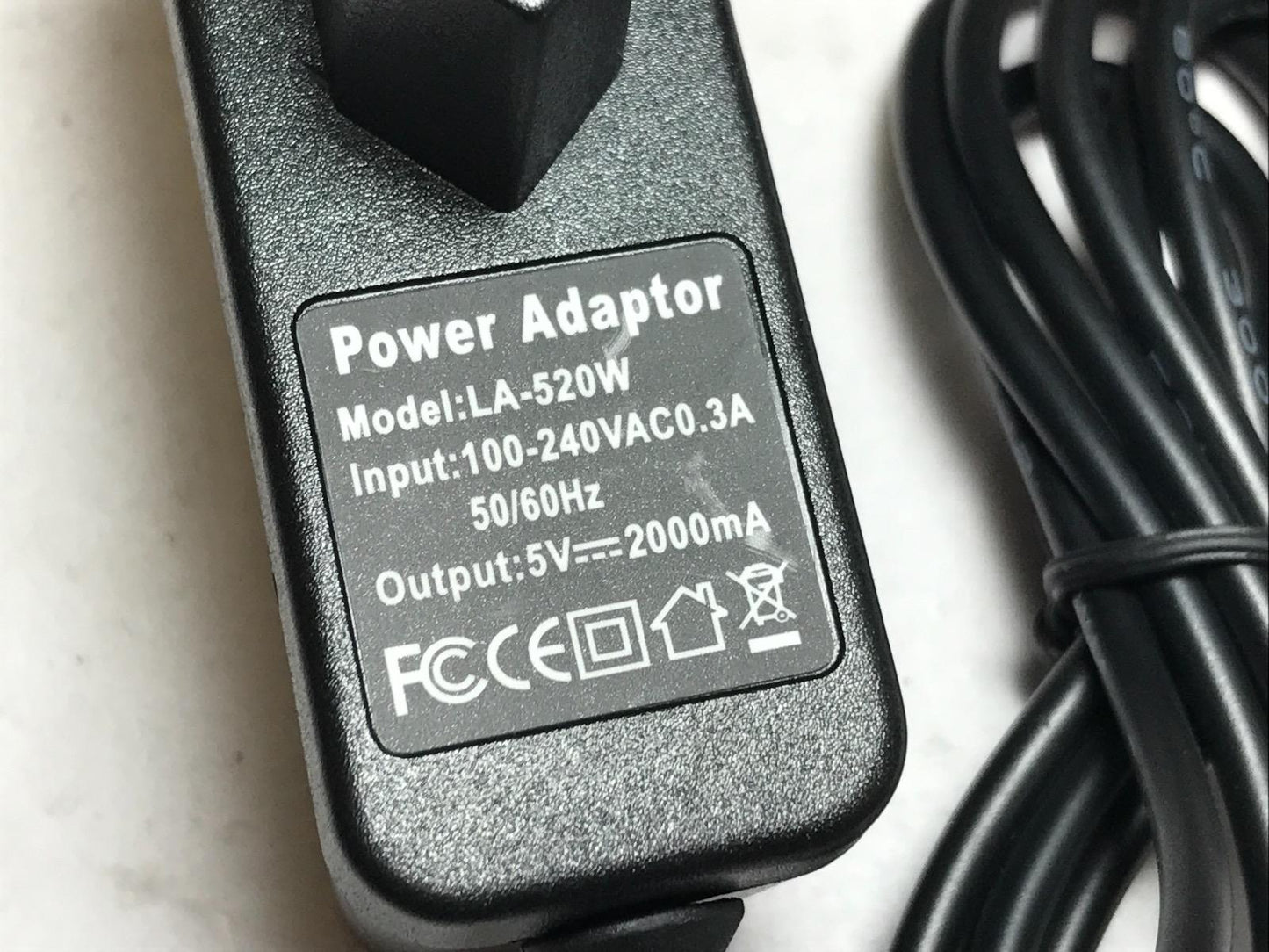 EU 5V 1.75A 1750mA AC-DC Switch Mode Adapter Power Supply 2.5x0.75 2.5mmx0.75mm
