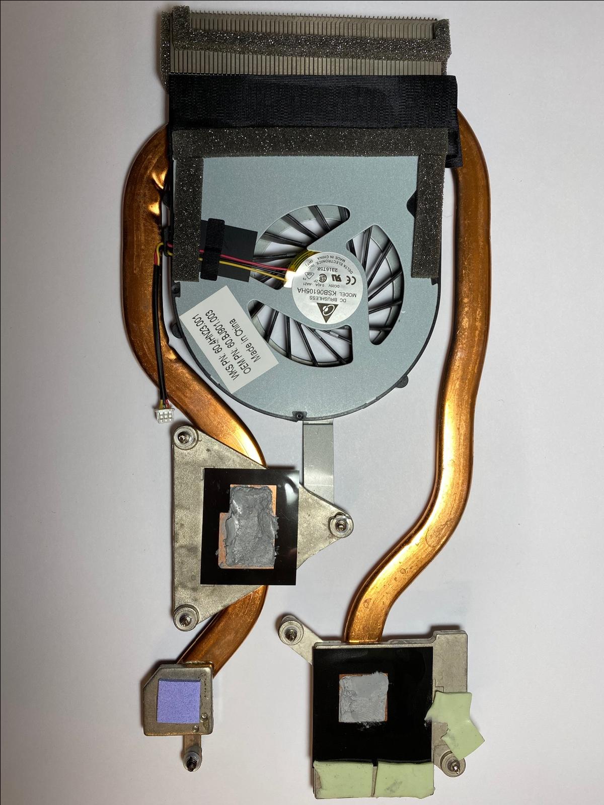 Acer/Packard Bell Heatsink CPU Cooling Fan 60.BJ901.003 60BJ901003 604HN23.001