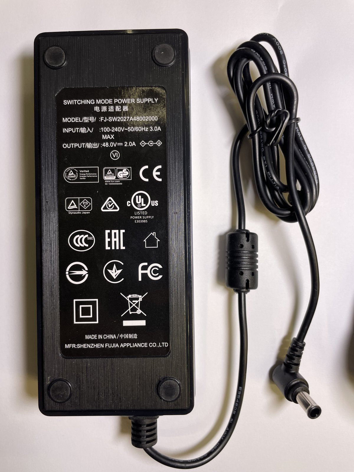 EU Replacement for 48V 1.5A AC-DC Adaptor for MAYFLEX DHI-NVR4104-P-4KS2 NVR Box