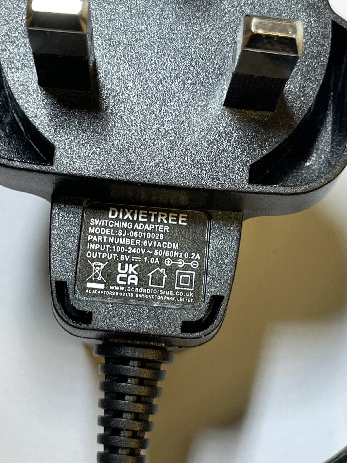 Replacement 6V Charger for JCB Cordless, Rechargeable Screwdriver, JCBD-CSK 4880