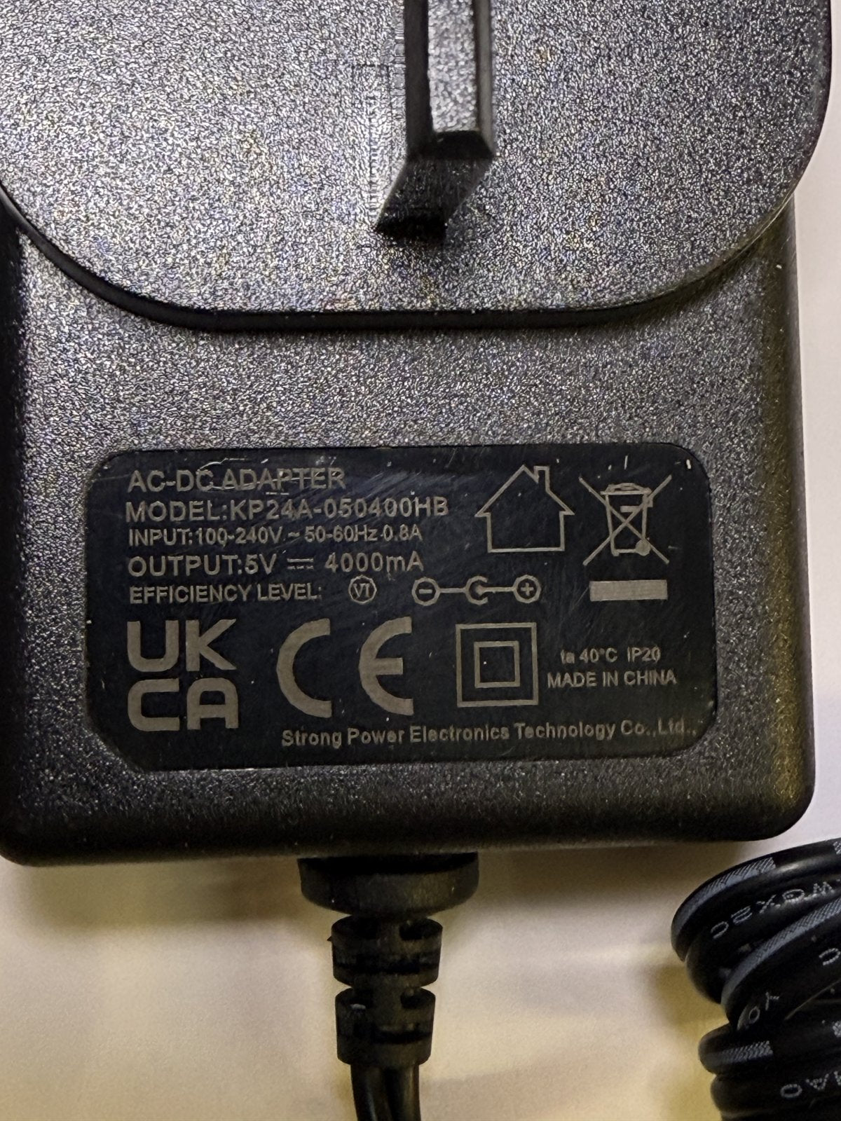 UK 5V 4A AC Adaptor Power Supply for Trimble data collector TDS and TSC2