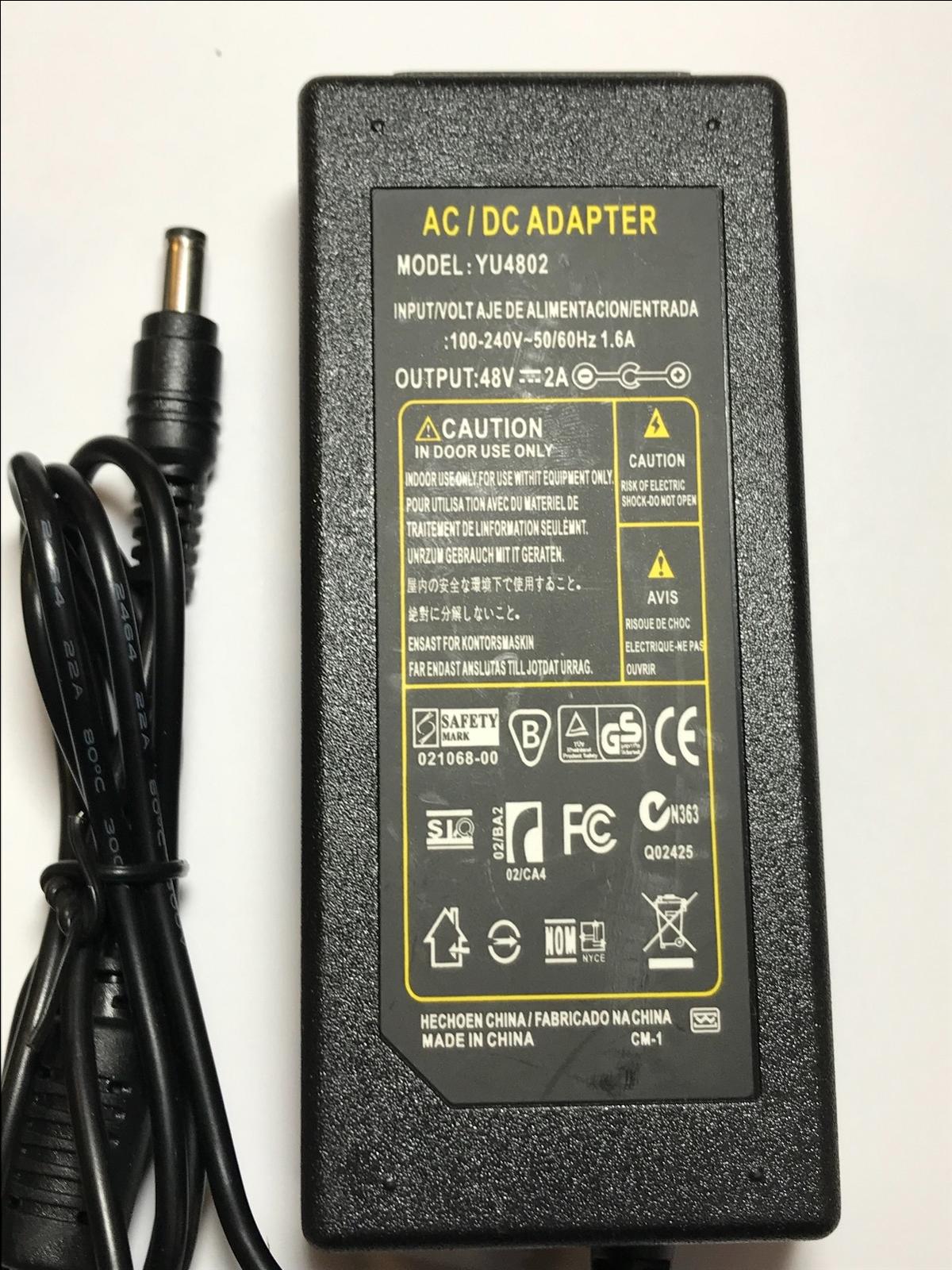 Replacement for 48V 1.3A Switching Adapter for Swann NVR4-7400 NVR8-7400 CCTV