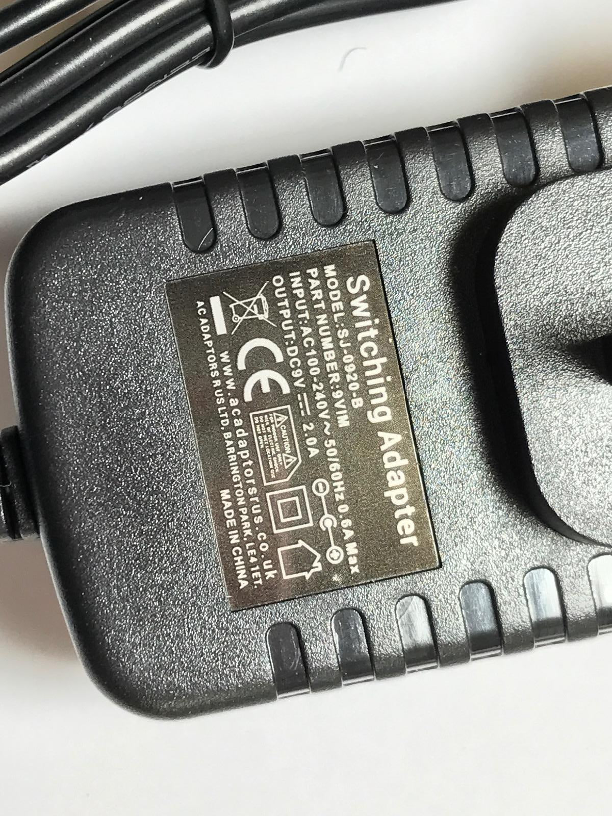 Replacement 9V 1.2A AC-DC Power Supply 4  Kettle Luna SUN 19-R Orbital Speaker