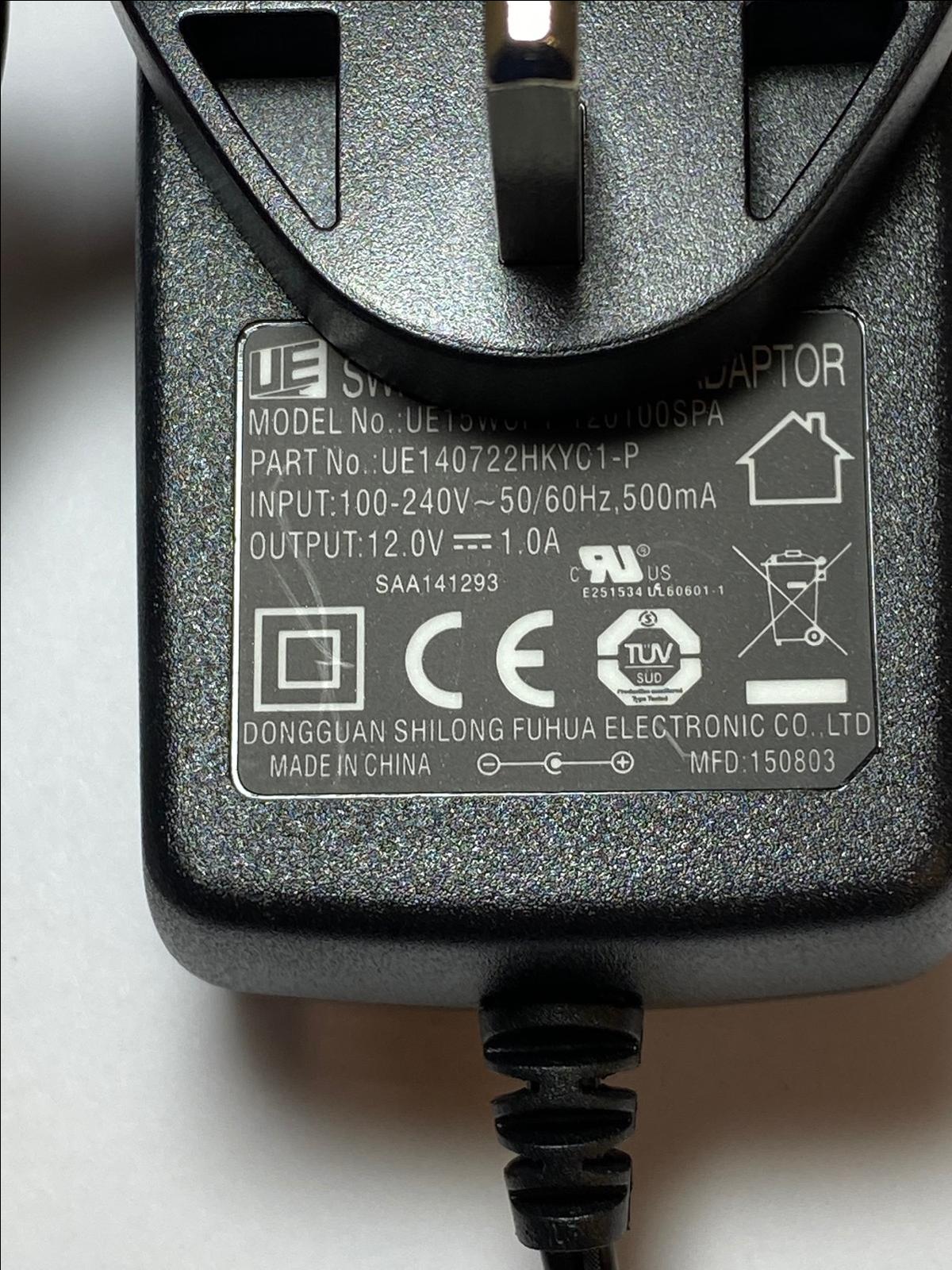 Dell TFT Monitor AX510 Soundbar Speaker 12V 1A AC-DC Switching Adapter Unit PSU