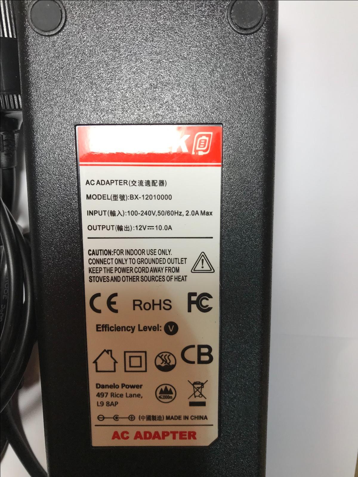 UK Plug 240V Mains to 12V Car Socket Voltage Converter Power Adapter 10A 120W