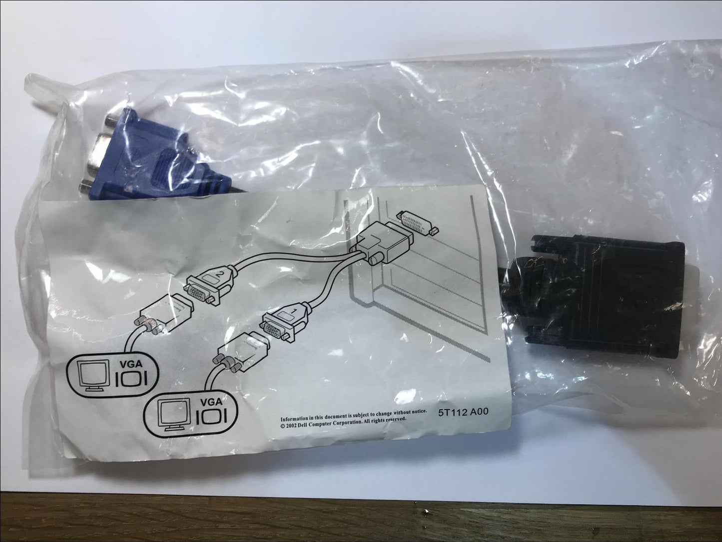 BRAND NEW DELL 0G9438 G9438 SPLITTER CABLE LFH59 TO DUAL VGA