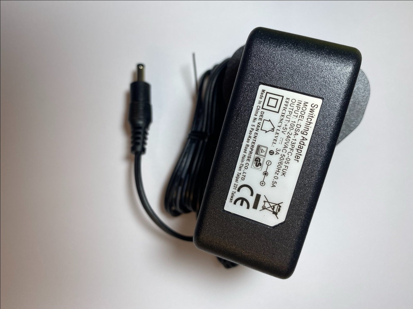 Replacement AC-DC Adaptor for Bush DAB+ Clock Radio with Wireless Charging Dock