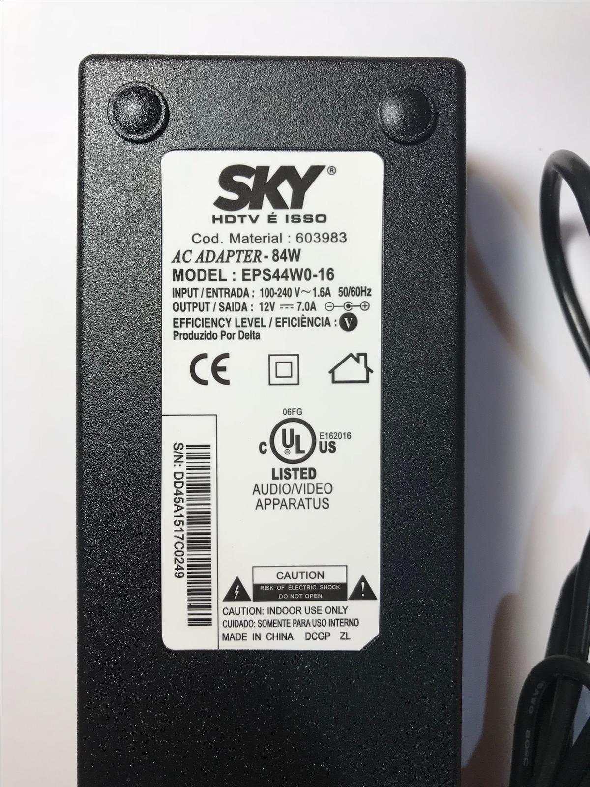 12V 6.6A-7A AC Adapter for Drobo 4-Bay Firewire 800 Storage