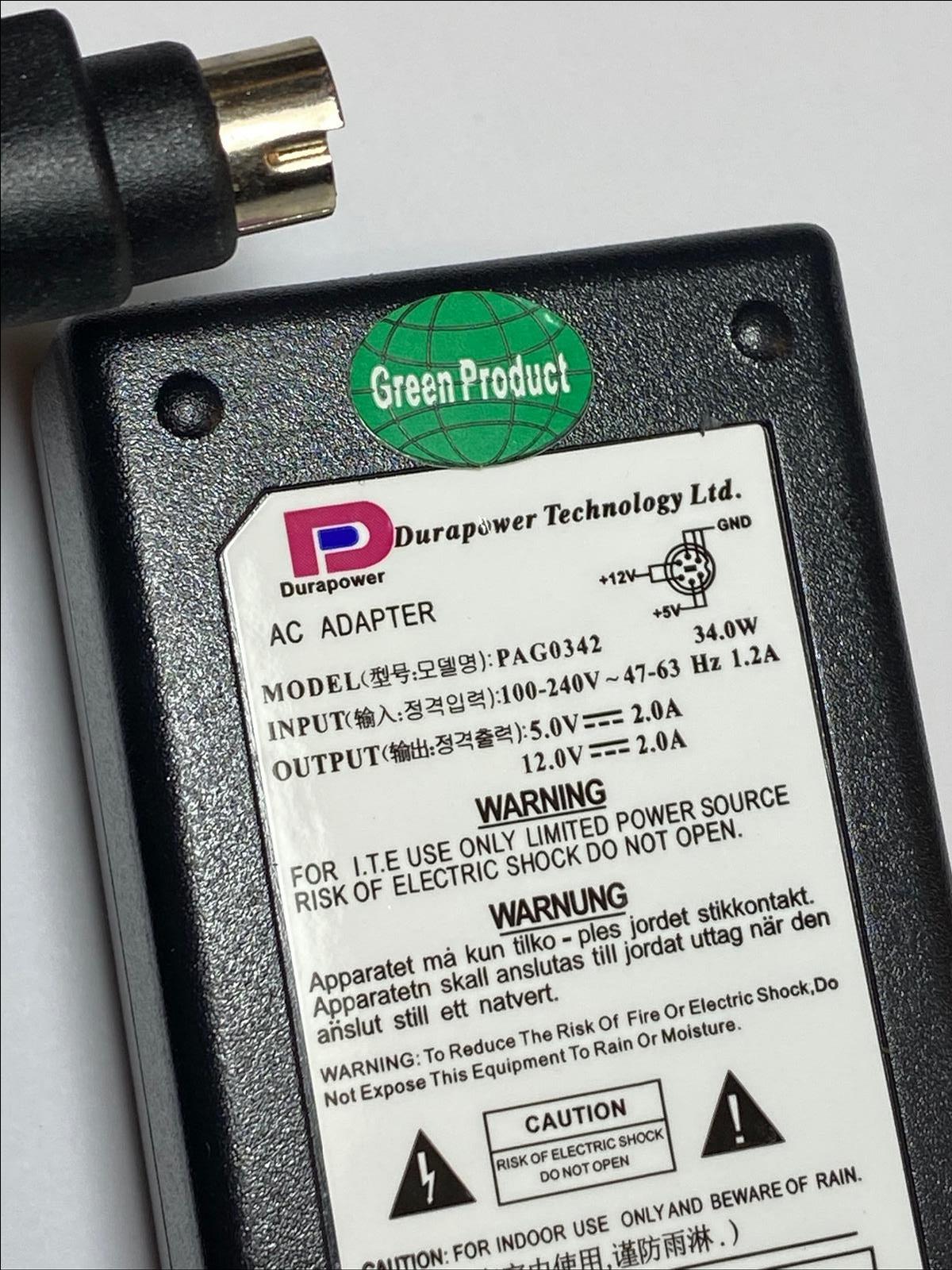 UK Replacement for Green Power GPS-W30 AC-DC Adaptor Power Supply 5V 12V 1.5A