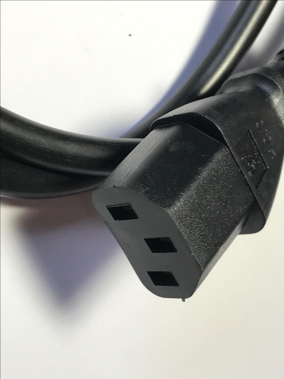 UK Power Supply Cable Lead for Logik 21.5" L22DVDB10 Television TV