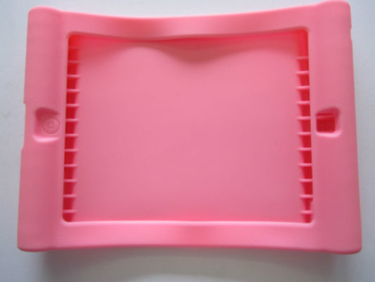 Kids Pink Rubber Silicone Case Stand for Ipad 4 4th Gen A1458 A1459 A1460