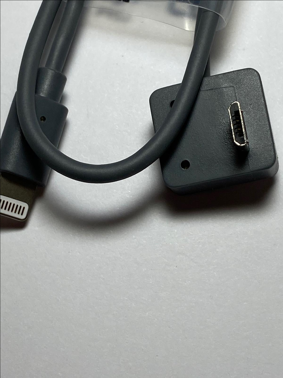 Lacie PN: 100831477 USB2.0 Micro B L:427mm Cable Lead to C68A Lightning