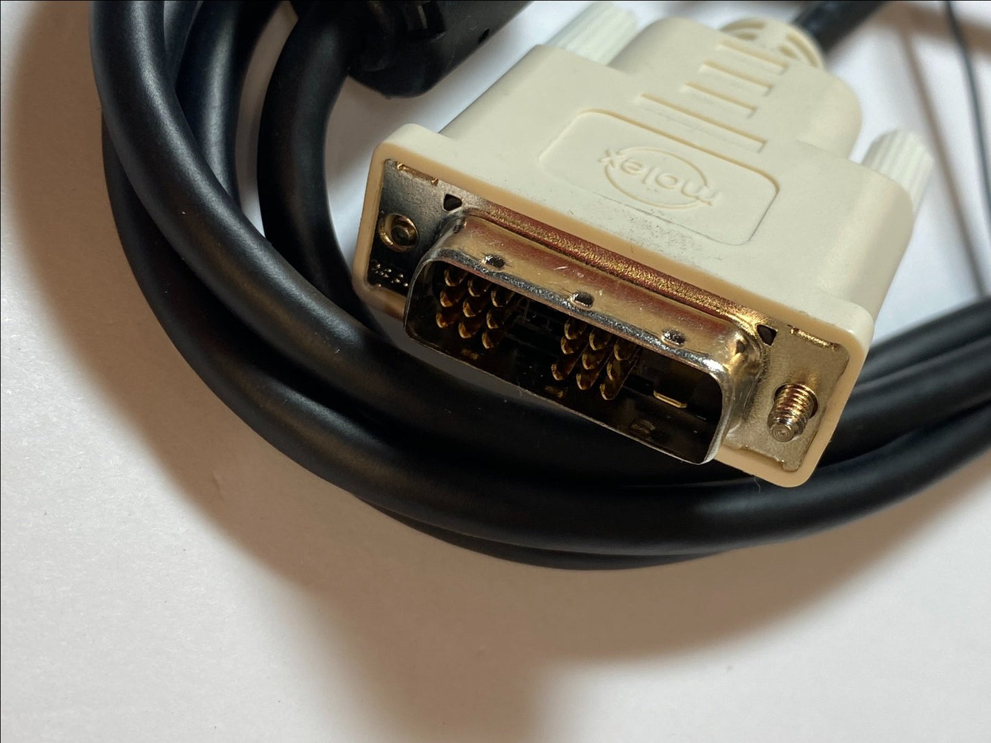 New 887-6884-01 DVI-D (M) to DVI-D (M) Single Link Cable 2M Black Molex W/2F