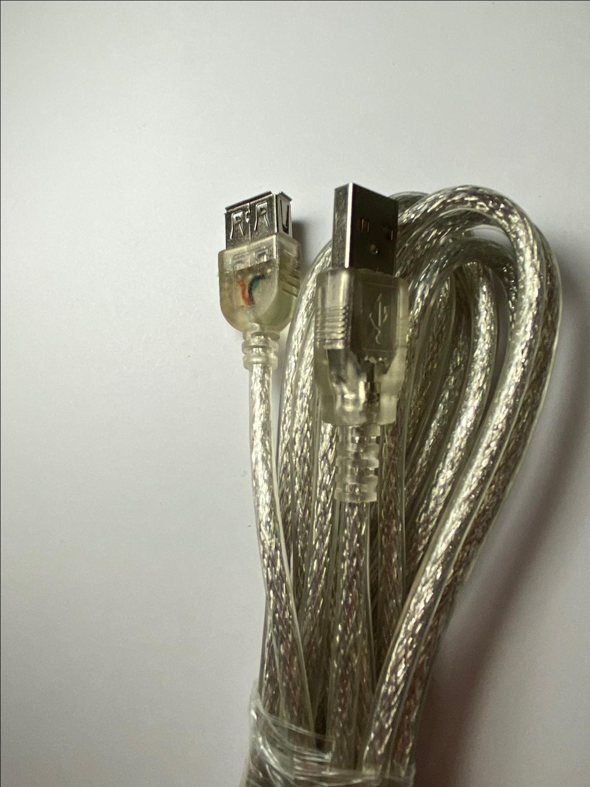 USB WEBCAM CAMERA EXTENSION CABLE/LEAD 3M 3 METRES LONG