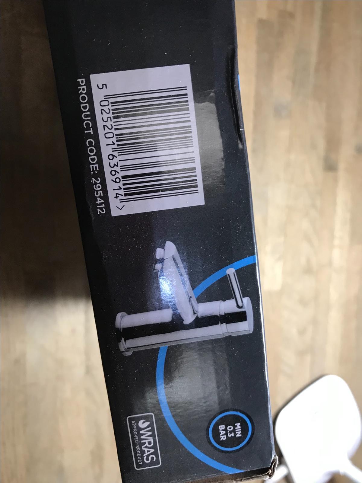 IFLO CONTEMPORARY AURA BASIN MIXER TAP 295412 CHROME FINISH MIN 0.3 BAR