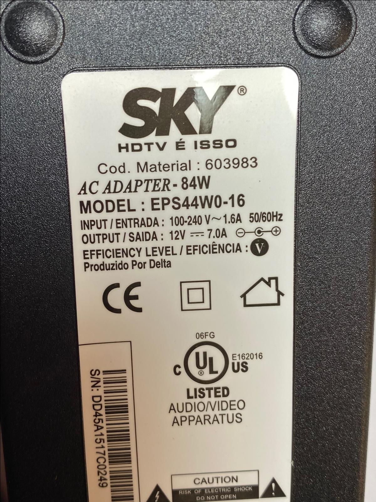 EU 2 Pin European 12V 7A 7.0A AC-DC Switching Adaptor Power Supply 5.5mm