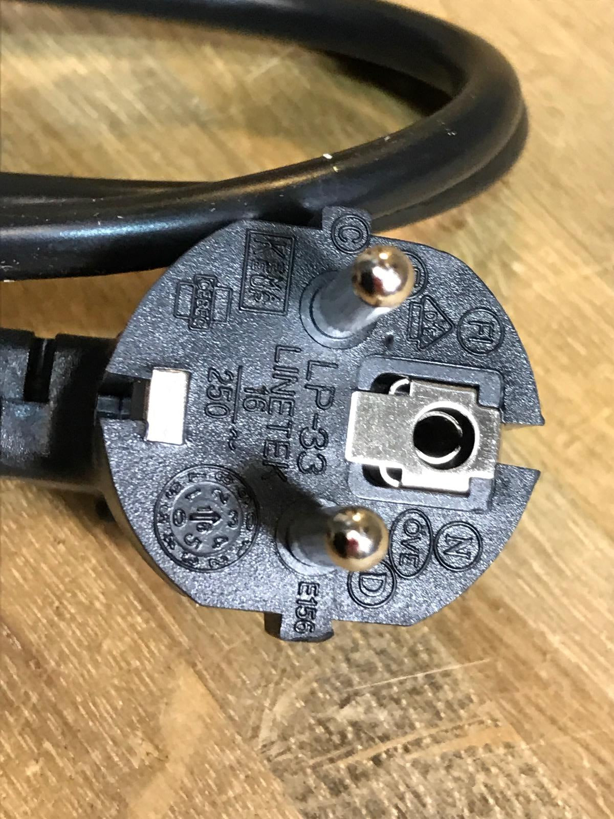 BULK JOB LOT OF 10 X 1M EU 2 Pin European C13 IEC Female Kettle Power Lead