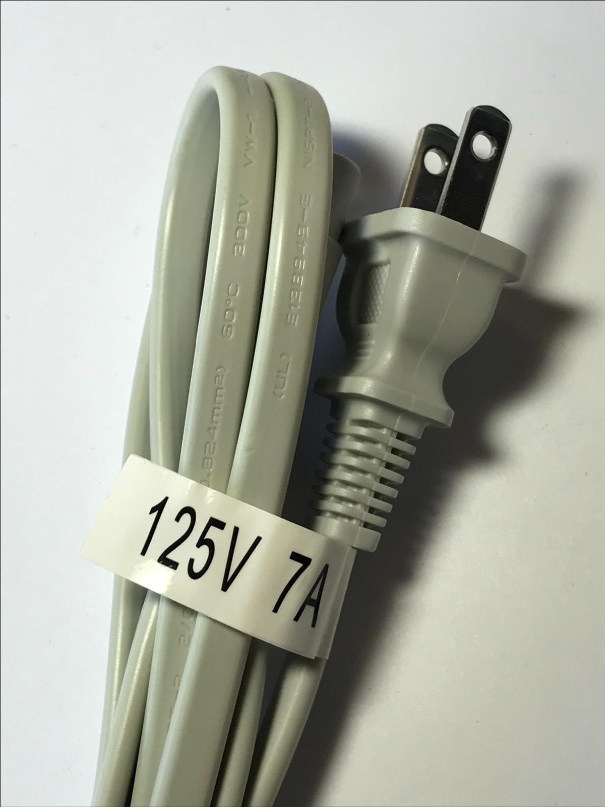 US USA Plug to Figure of 8 Fig8 Power Supply Cable Fly Lead Cord Fig 8 C7 Cream,