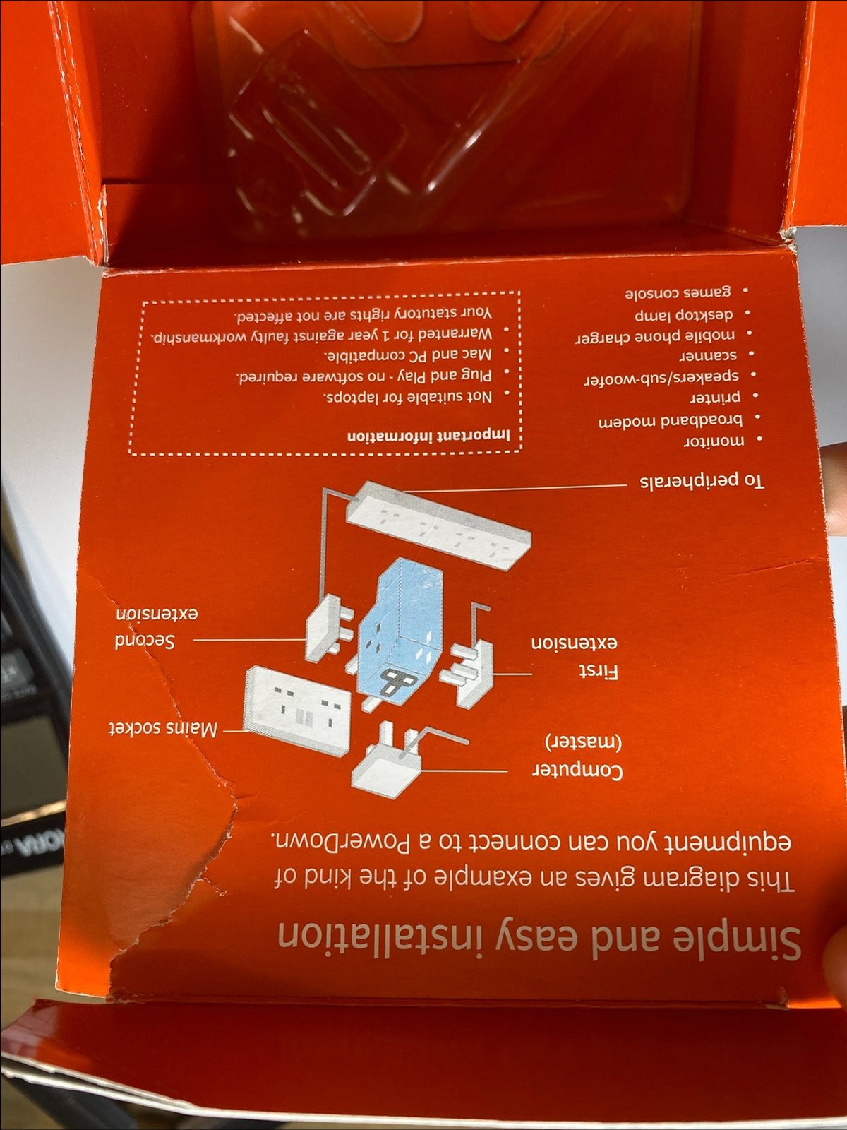 eon Power Down Intelligent Power Management Saving Standby Plug DSK105EON DSK105