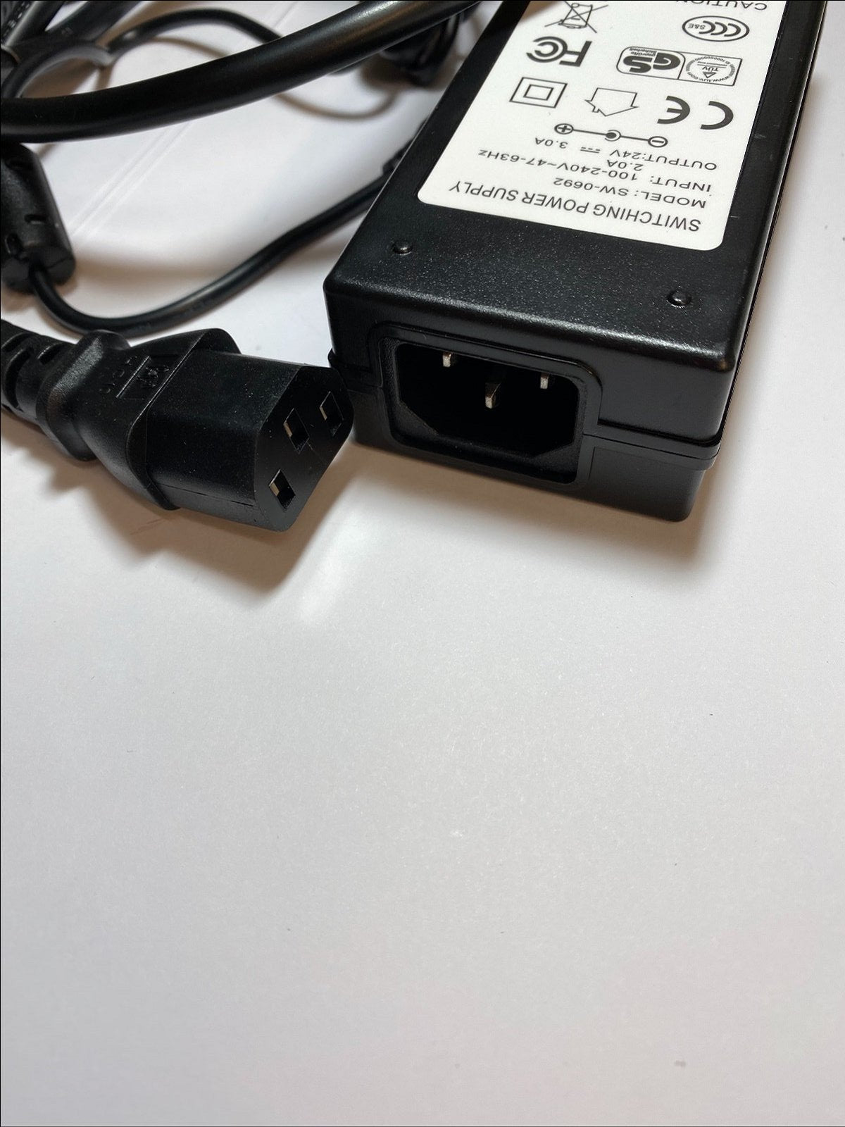 Replacement 24V AC-DC Switching Adapter Power Supply for Logitech PS3 G 25 Wheel