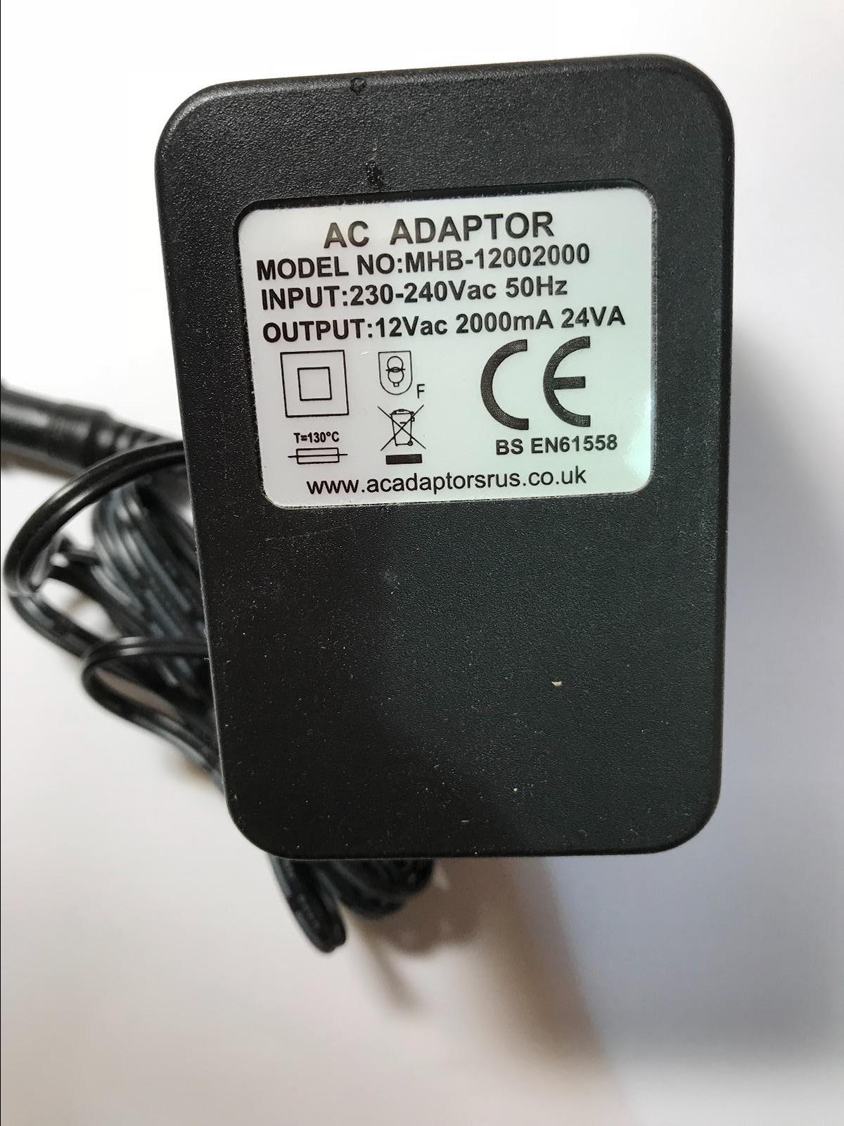 Replacement 12V Adaptor for Vestax PMC-250 Professional Mixing Controller