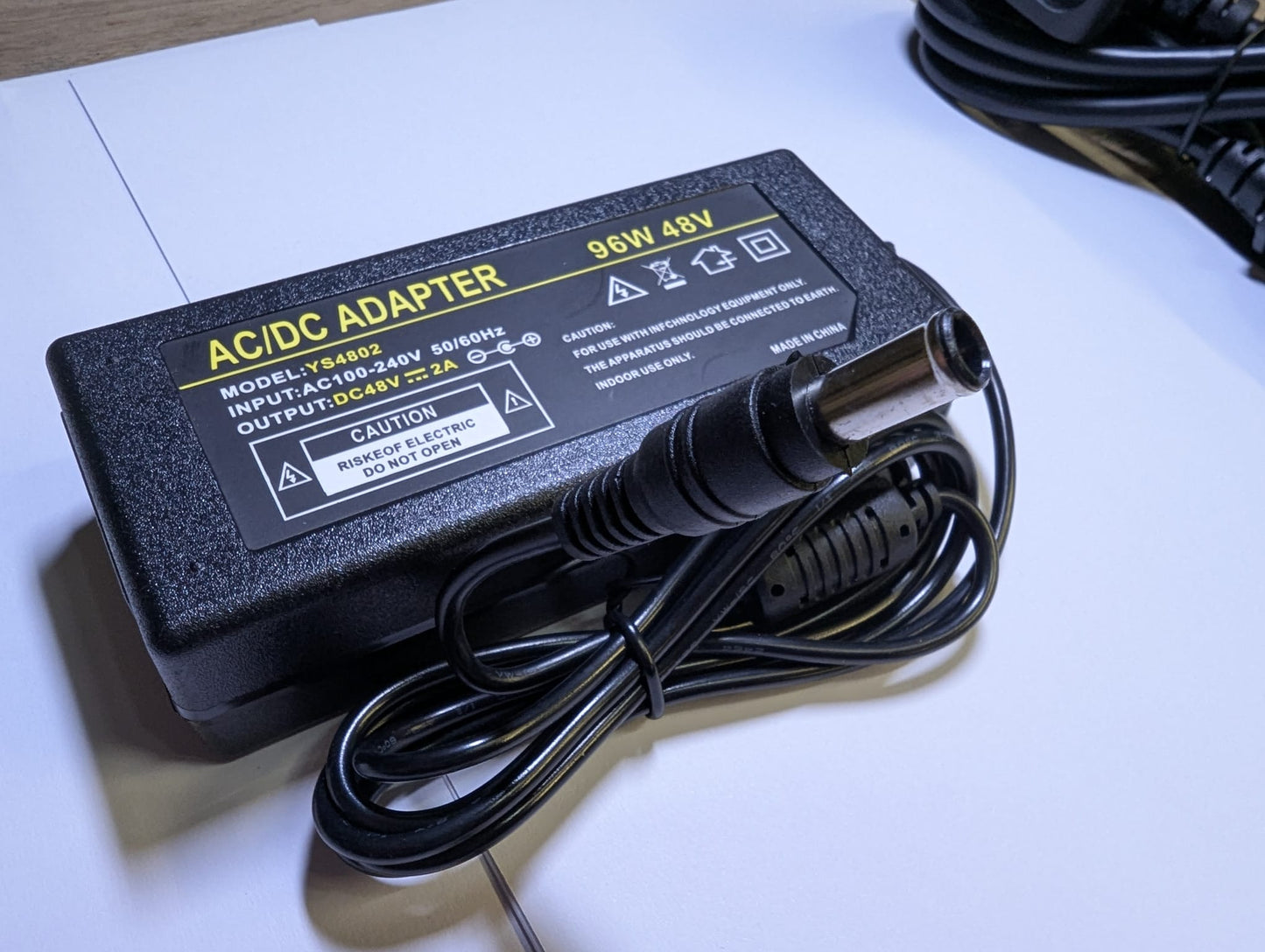 Replacement 48V AC-DC Adaptor Power Supply for Lorex LNR110
