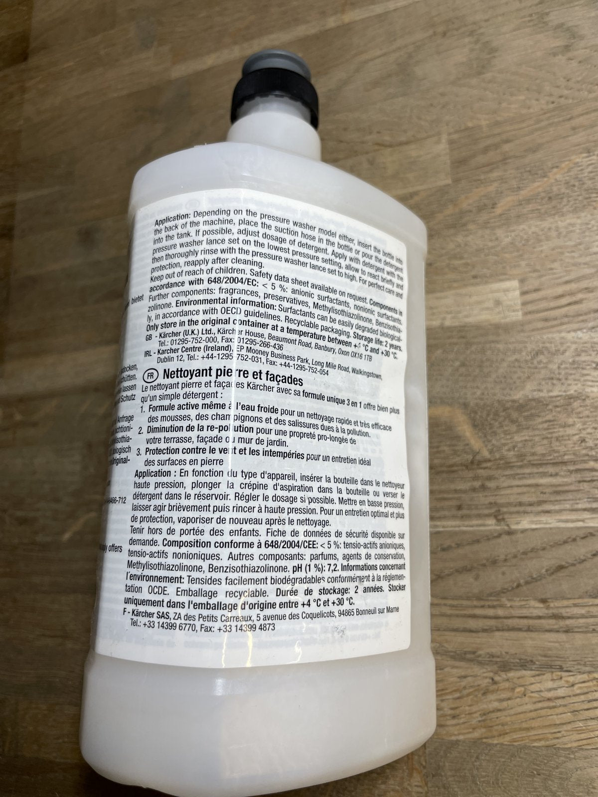 Genuine Karcher Stone and Paving Cleaner 1L Bottle 6.295-764.0