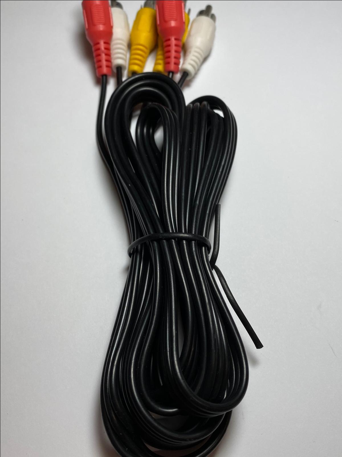 Twin Screen Portable DVD Player Connect RCA Lead Cable