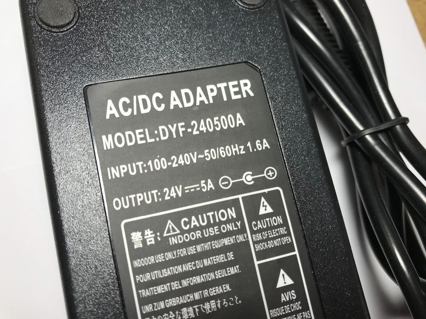 Replacement 24V AC-DC Adaptor Power Supply for Zebra GK/GX Series Printer