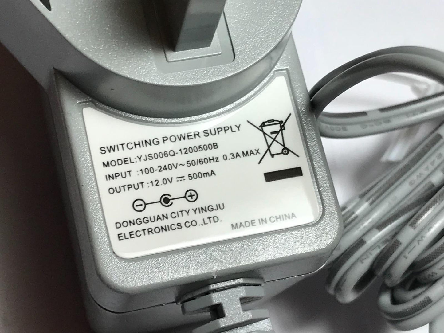 Replacement for CZJUTAI 12V 6W DC JT-DC12V6W-E Power Supply