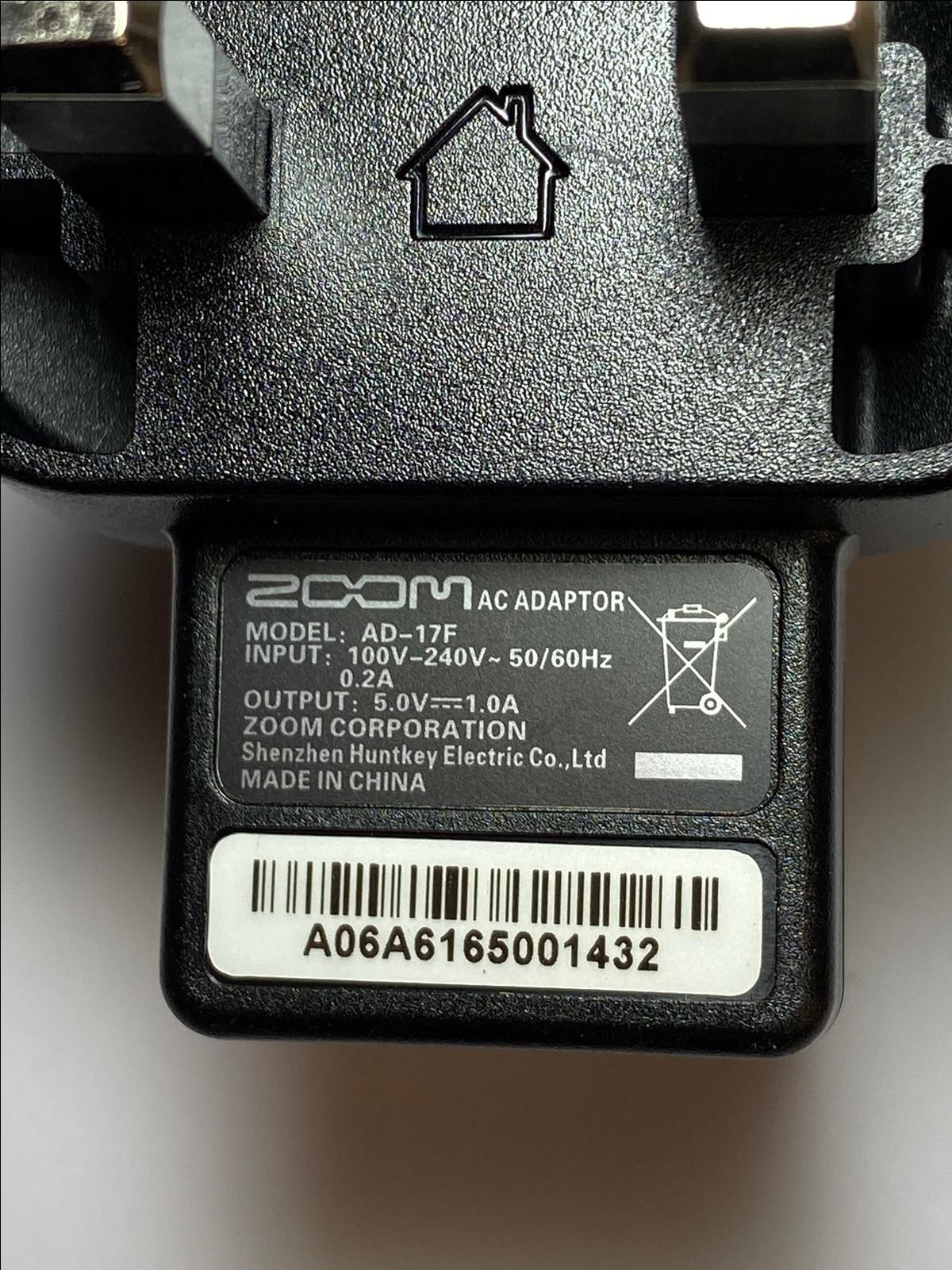 UK 5.0V 1.0A AC ADAPTOR AD-17F Charger for AD-17 Q2n-4K Audio & Video Recorder