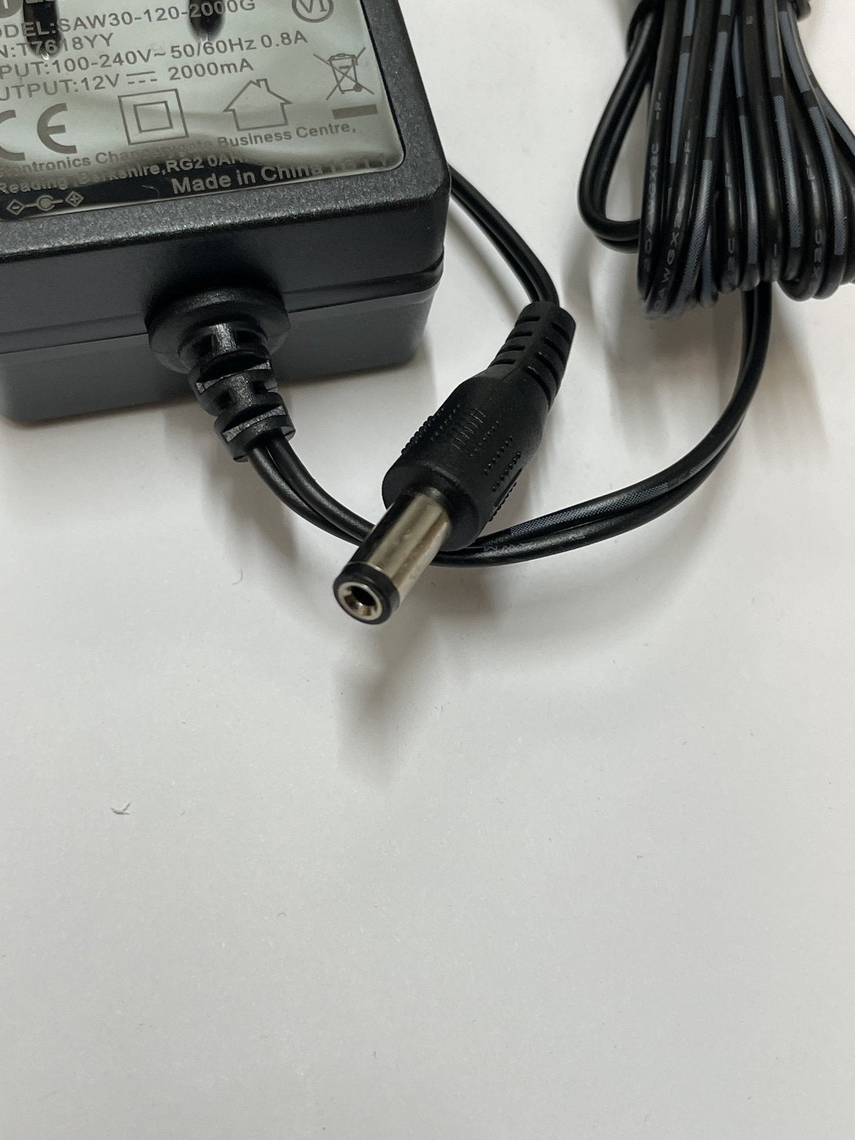 EU 12V 2A 5.5MM X 2.1MM Mains AC-DC Switching Adaptor Power Supply Charger 2 PIN