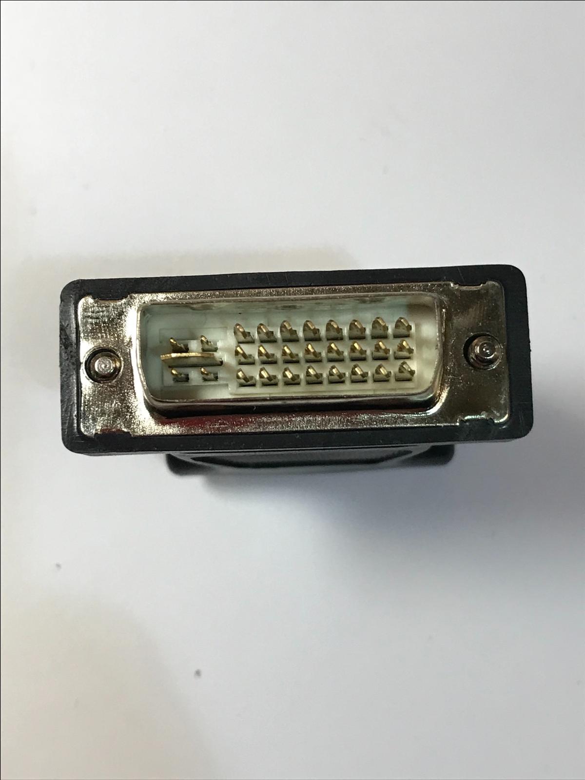 HP DVI-I-M to VGA-F Black Converter Adapter 209815-001 Compaq DVI-I-M to-DB15-F