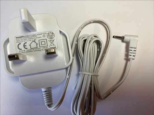 White 6V 800mA DC6V Charger for Tommee Tippee Baby Monitor 1094S Parent Screen