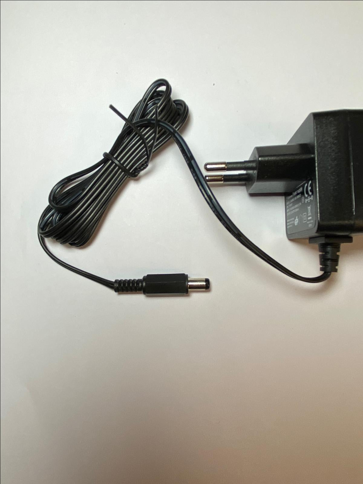 EU 9V 0.6A 600mA Power Supply AC-DC Adaptor SAW06C-050-1000GD T7619YY 2.1mm