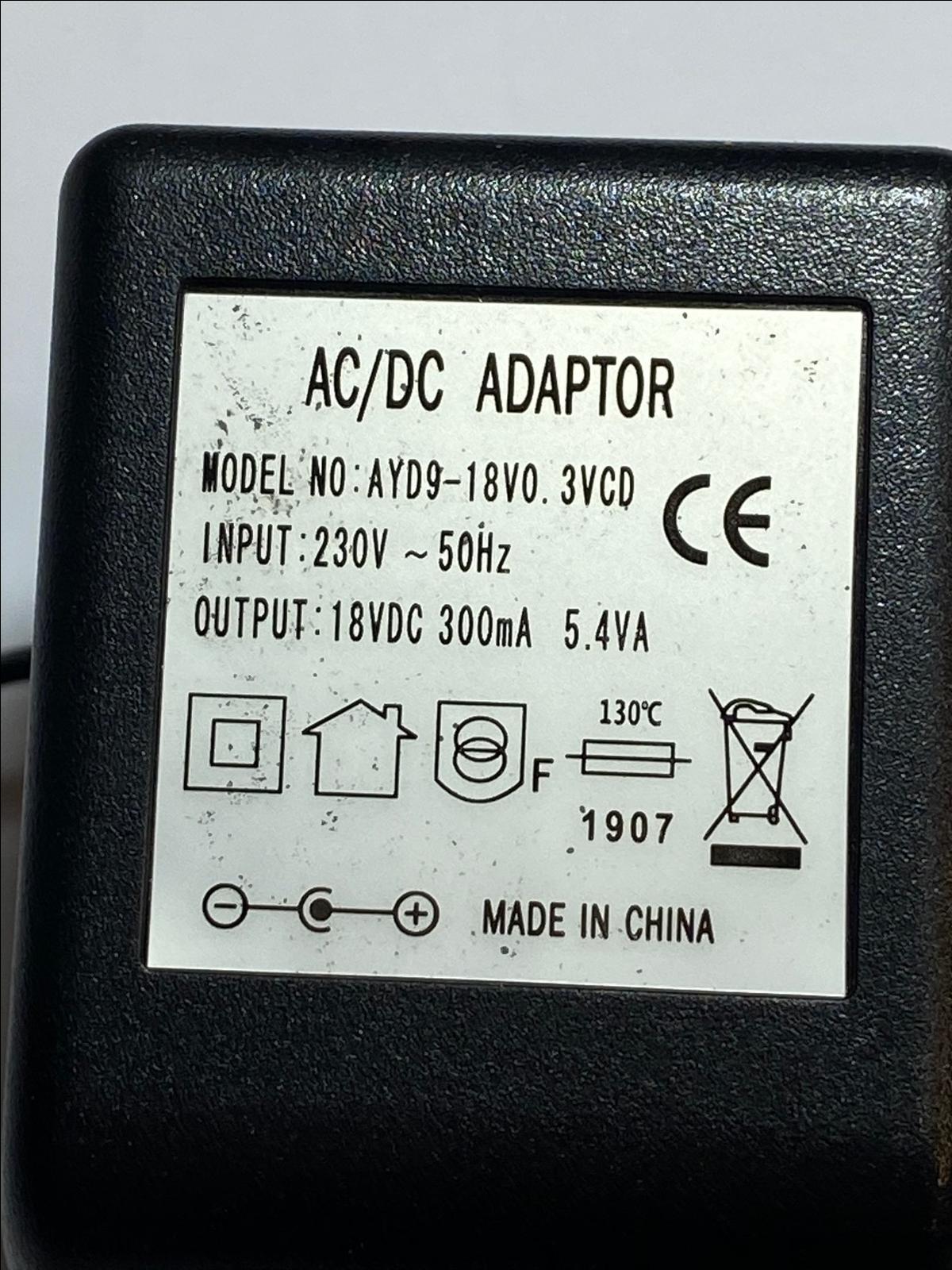Replacement for 17V 300mA 5.1W GP-SW170DC0300(AU) Golden Power AC-DC Adaptor
