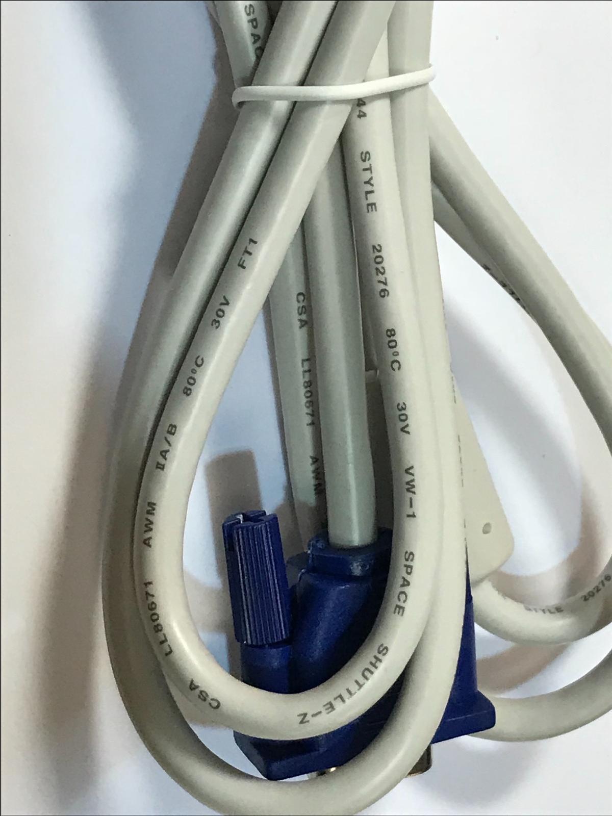 1150009514 089G1738GAB16S Computer Cable Lead DOUBLE ENDED VGA MALE