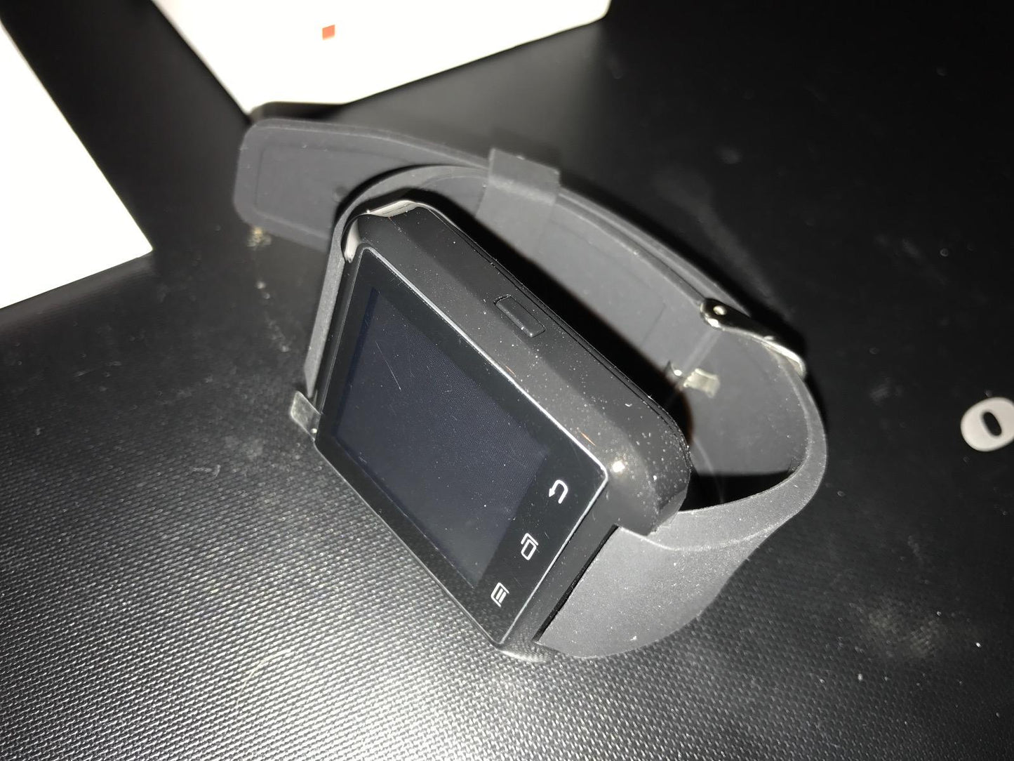 Black Bluetooth Smart Watch For Android Smart Phone With Mic & Speaker