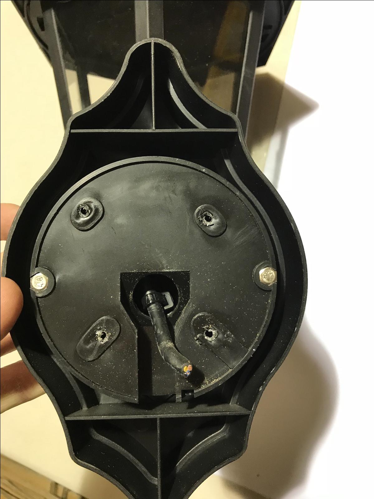 EX DISPLAY Black Wall Lantern Outdoor Wall Lamp Light Lighting