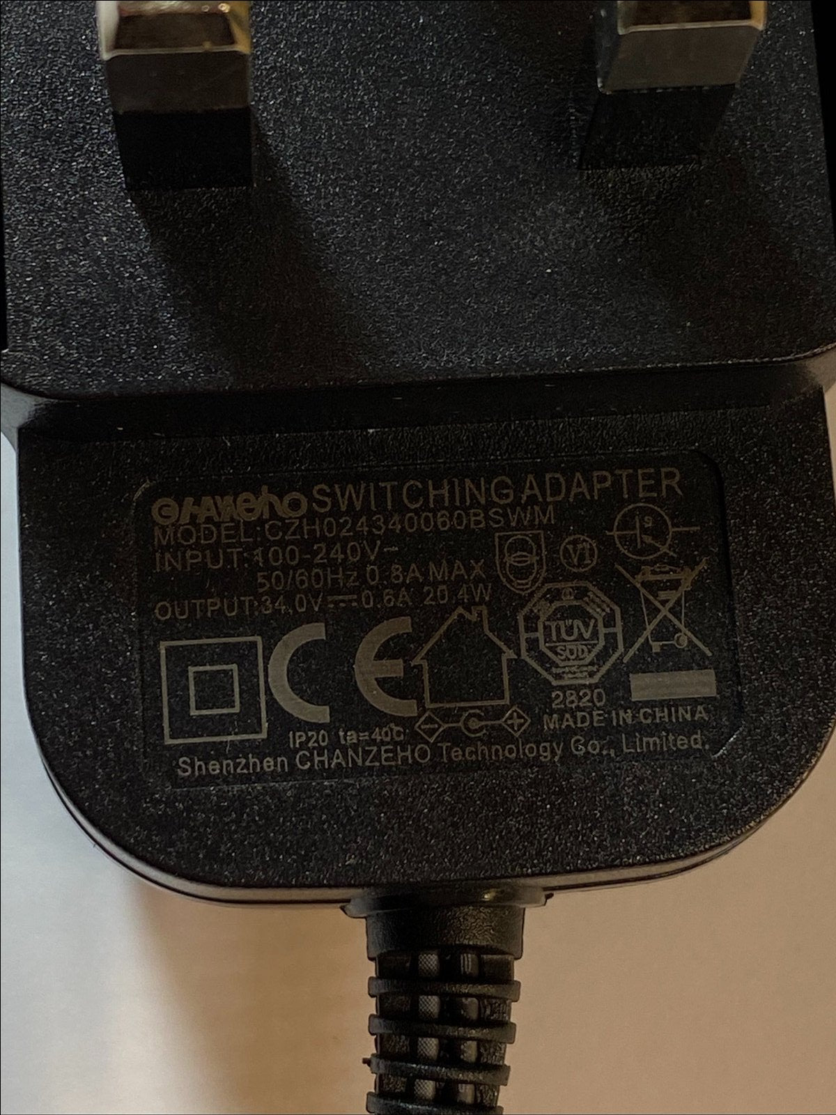 Replacement Charger for Forzaspira D-POWER SR510 29.6V Vacuum Cleaner