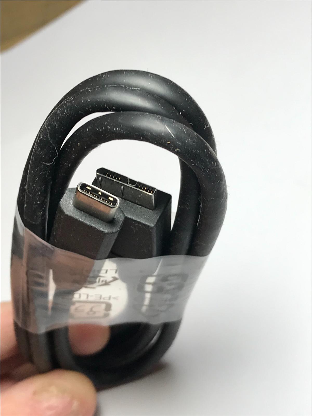 Clone of Genuine Type C to USB 3.0 Data Cable Lead 100829003 for External Hard Drive