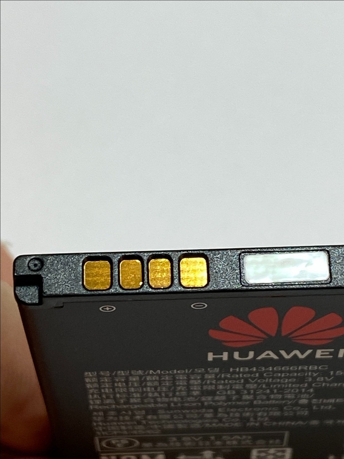 Genuine Huawei HB434666RBC 3.8V 1500mAh 5.7Wh Li-ion Polymer Battery R-41018074
