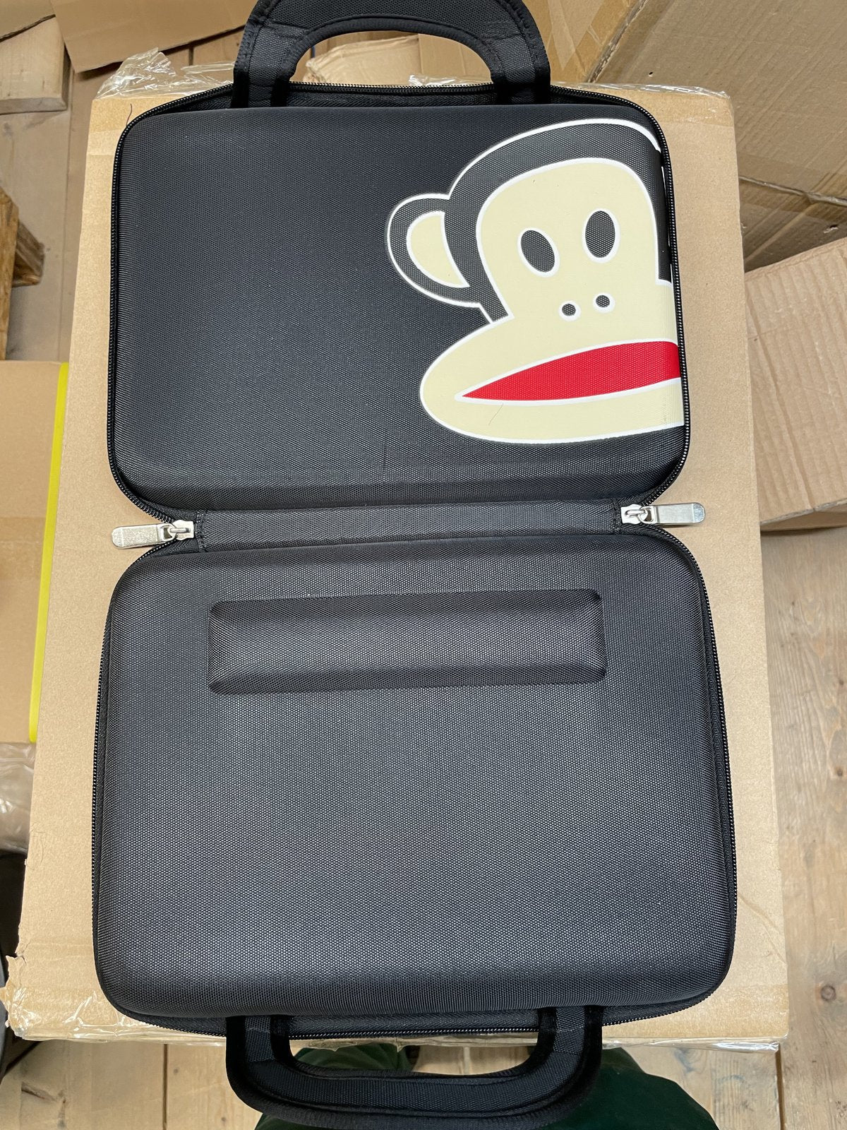 Black Paul Frank Monkey Hard Shell Case/Bag for Samsung Galaxy Tab 2