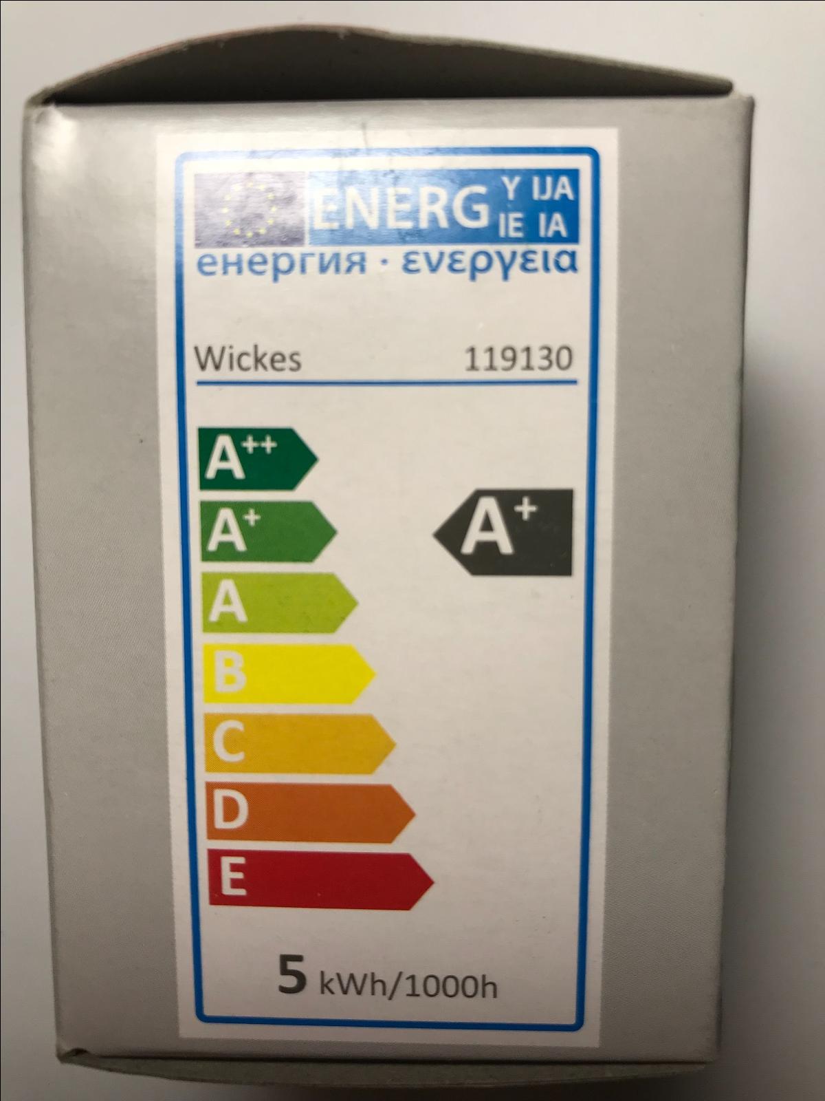 10x Wickes LED Light Bulb 5W = 50W GU10 Lamp A+ 90% Saving LASTS 12 TIMES LONGER